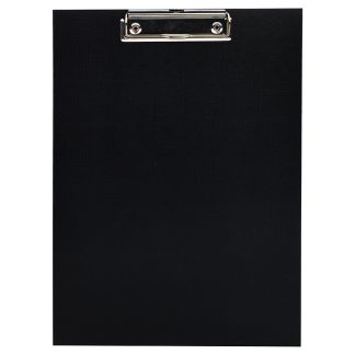 Клипборд A4, картон толщина 2 мм, покрытие ПВХ, черный