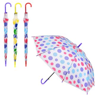 Зонт детский "Цветной горох" (54см.)
