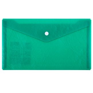 Папка-конверт с кнопкой 180 мкм, зеленый new Premier travel