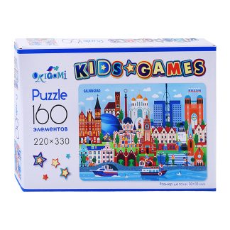 Пазл 160 "Города. Калининград" Kids Games.