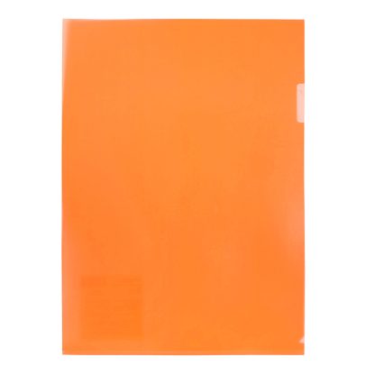Папка-уголок A4 180 мкм, волокно, оранжевый Trend NEON