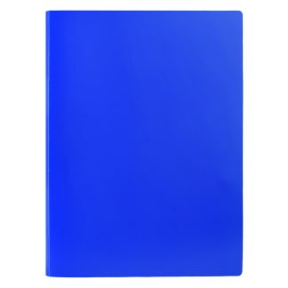 Папка с металлическим прижимом, A4, 500 мкм.,15 мм., песок, синий Classic