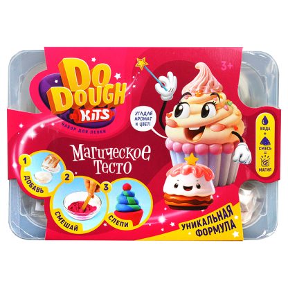Сухое тесто для лепки, с маркировкой набор "Пирожное"Игрушки для творчества детей старше трех лет