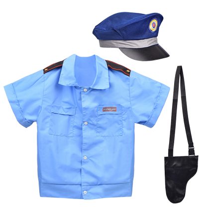 Костюм игровой "Полицейский" (рубашка, фуражка, кобура)
