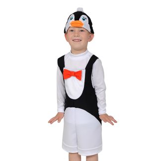 Изделие швейное "Набор карнавальный "Пингвинчик" ткань-плюш (3-6 лет, рост 98-116 см)